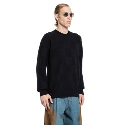 check jacquard sweater