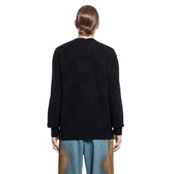 check jacquard sweater