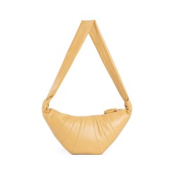 medium nappa leather croissant crossbody bag