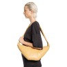 medium nappa leather croissant crossbody bag