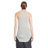 forever basic rib tank in viscose silk rib jersey