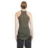 forever basic rib tank in viscose silk rib jersey