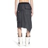 chalk stretch denim dracca skirt