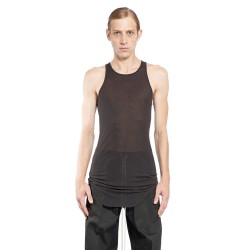 forever basic rib tank in viscose silk rib jersey