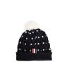 4 bar stripes cable hat