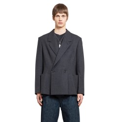 tailored double-breasted boxy blazer