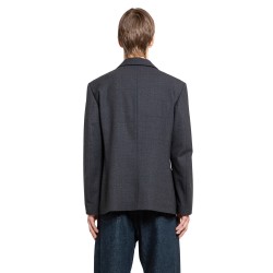 tailored double-breasted boxy blazer