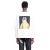 cotton sweatshirt with wegman print