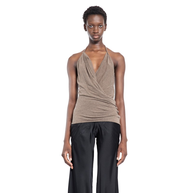 porterville draped top in rainino jersey