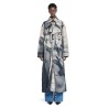 ''trompe l'oeil trench'' print trench coat