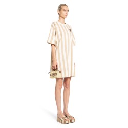 pequin stripes t-shirt dress