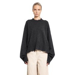 frayed cashmere sweater