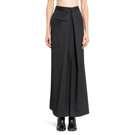 back-to-front long skirt