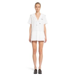 cotton poplin marinière mini dress