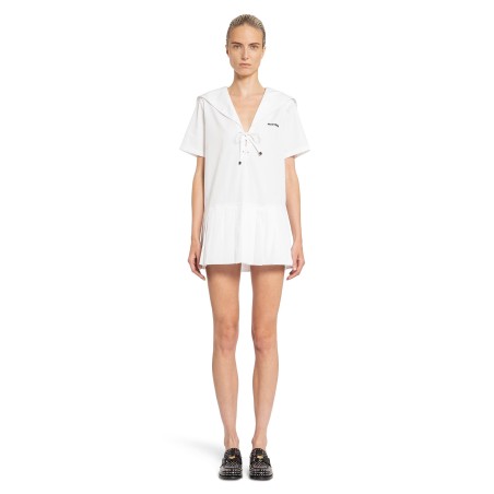 cotton poplin marinière mini dress