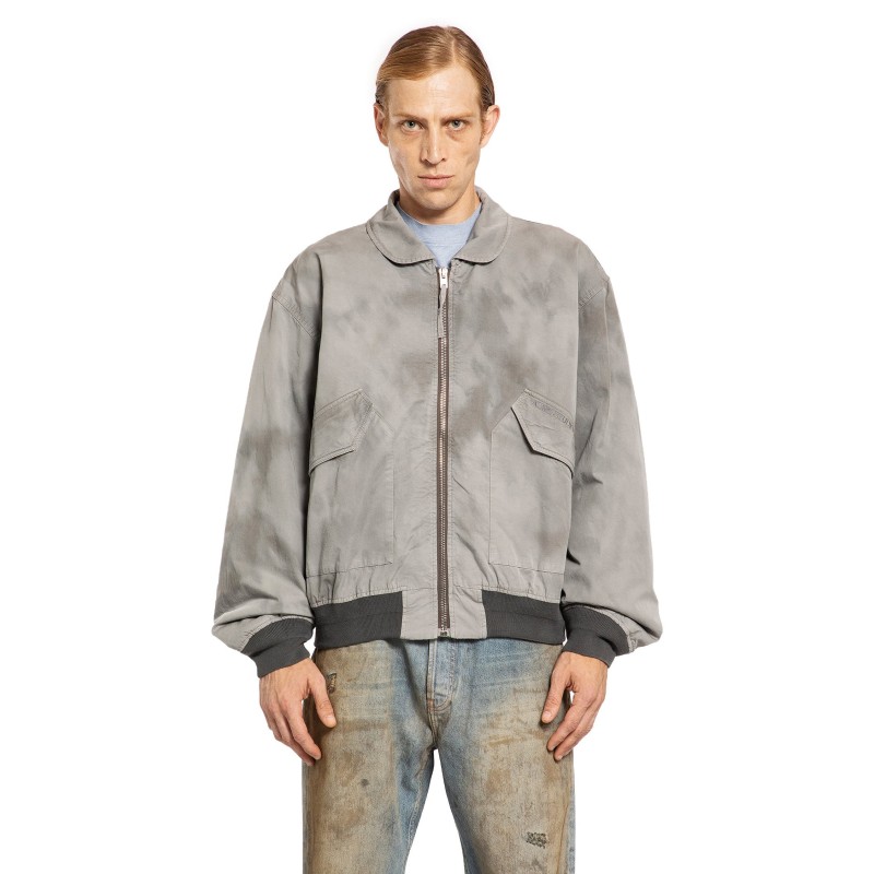 garment dyed bomber jacket