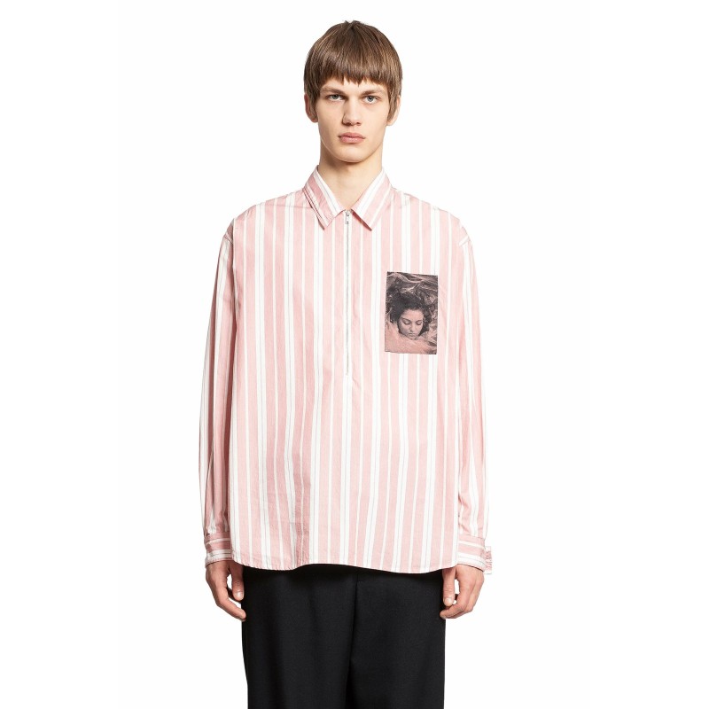 ''twin peaks'' printed striped shirt