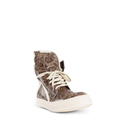 porterville geobasket sneakers in molendo snakeskin and calf