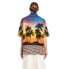 summer in roma print shirt