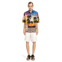 summer in roma print shirt