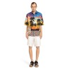 summer in roma print shirt