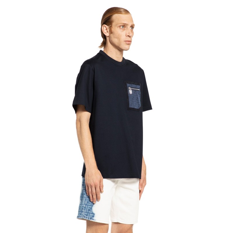 ff jacquard pocket t-shirt