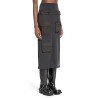 cargo midi skirt