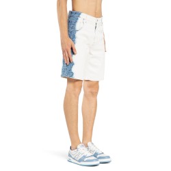 bleached ff denim shorts