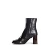 anatomic leather ankle boots