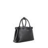 prada buckle small leather handbag with double belt