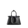 prada buckle small leather handbag with double belt