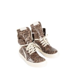 porterville geobasket sneakers in molendo snake and calf leather