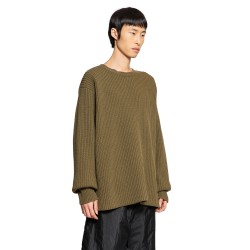 midweight ribbed-knit wool jumper