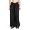 aged pinstriped wide trousers