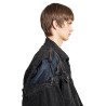 layered denim x flight jacket