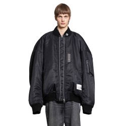 double layered oversized flight jacket