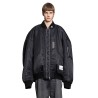 double layered oversized flight jacket