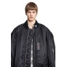 double layered oversized flight jacket