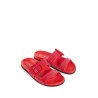 mayfu leather buckled flat slides