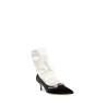 lamik gala satin embellished pumps