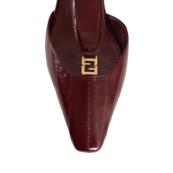 fendi fold slingback pumps