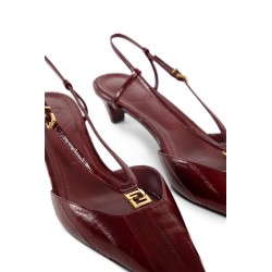 fendi fold slingback pumps