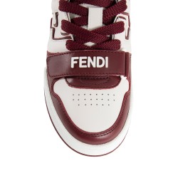 fendi match leather low-tops sneakers