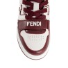 fendi match leather low-tops sneakers