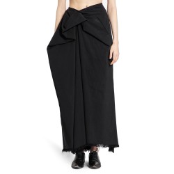 draped asymmetric skirt