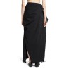 draped asymmetric skirt