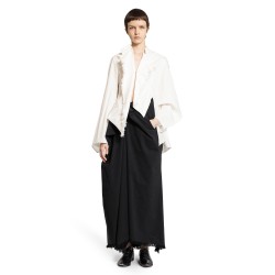 draped asymmetric skirt