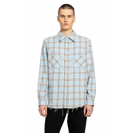 amiri shotgun flannel shirt