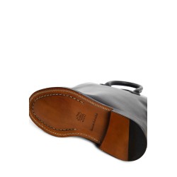 leather shoe bag