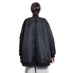 padded long bomber